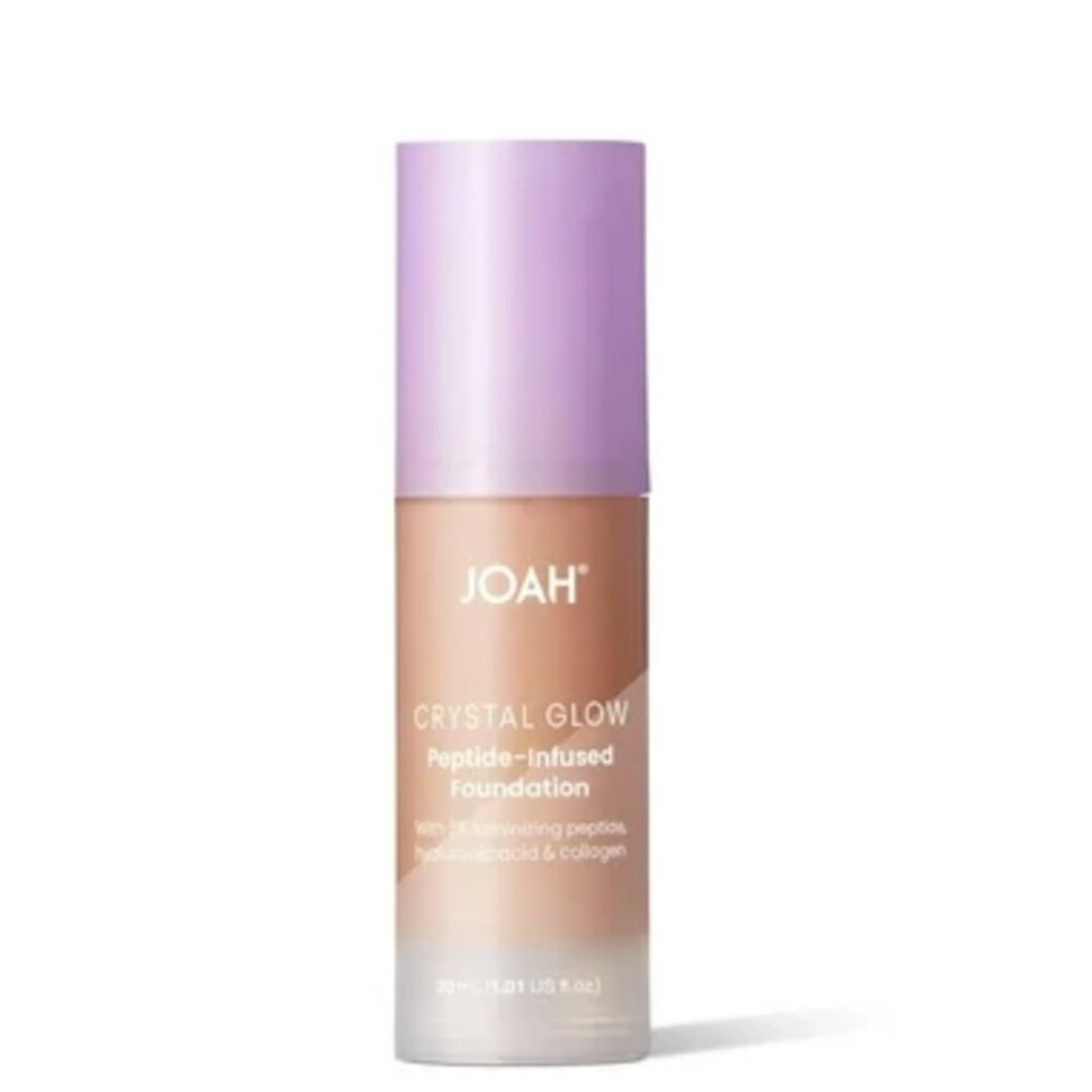 JOAH Crystal Glow Peptide-Infused Foundation + Primer - Med - MC060
